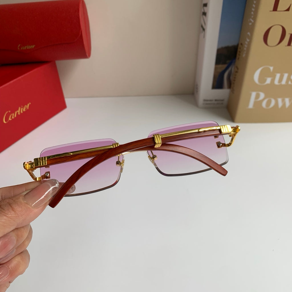 Cartier Fashion Silver Lens Sunglasses for Men & Women - 449563 - detail image 8