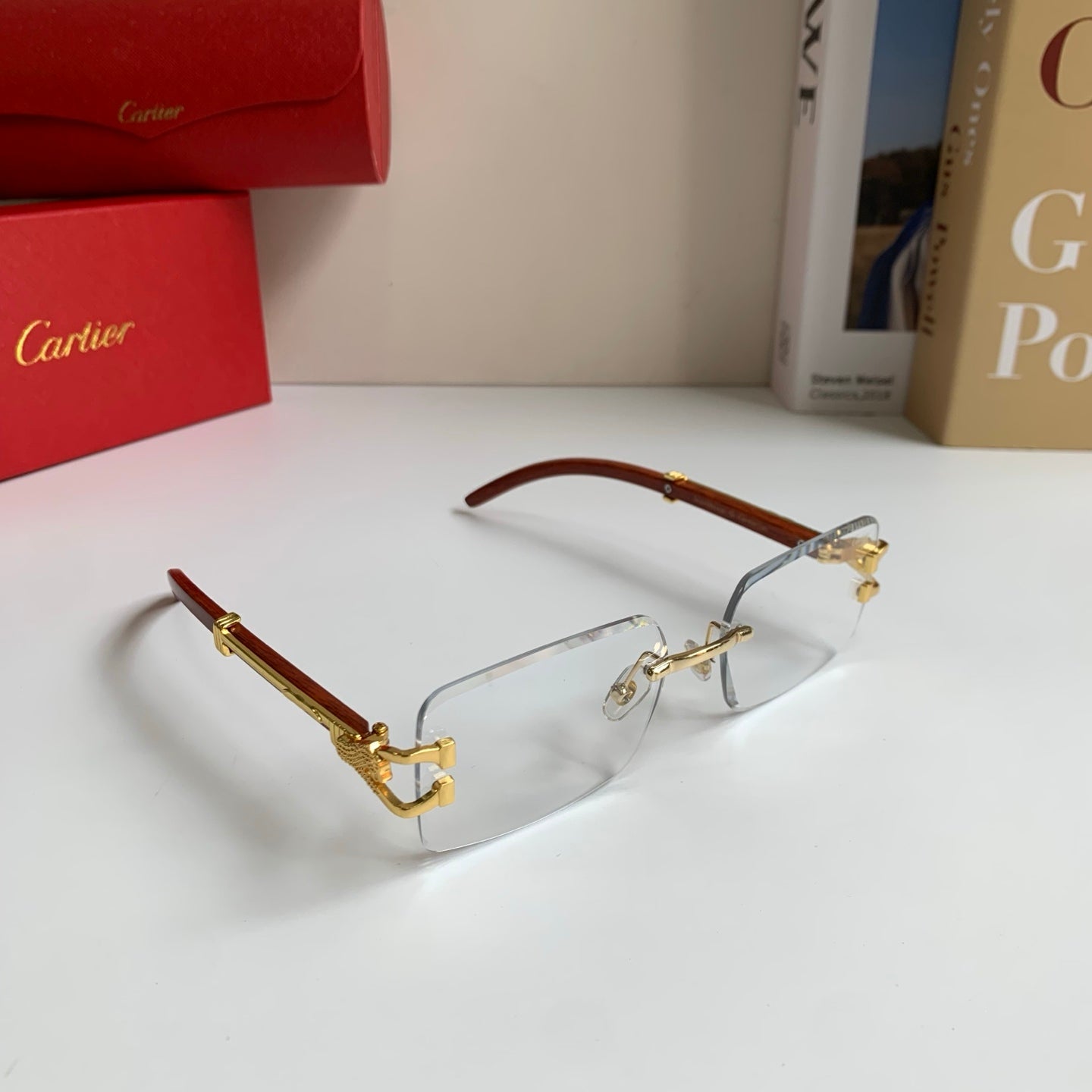Cartier Fashion Silver Lens Sunglasses for Men & Women - 449564