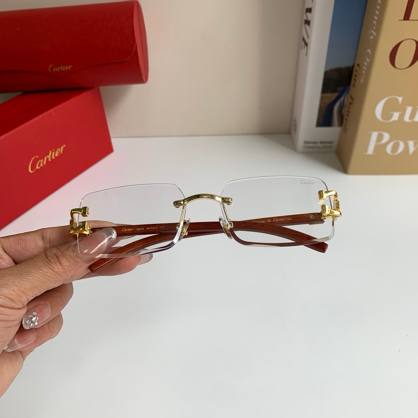 Cartier Fashion Silver Lens Sunglasses for Men & Women - 449564 - detail image 4