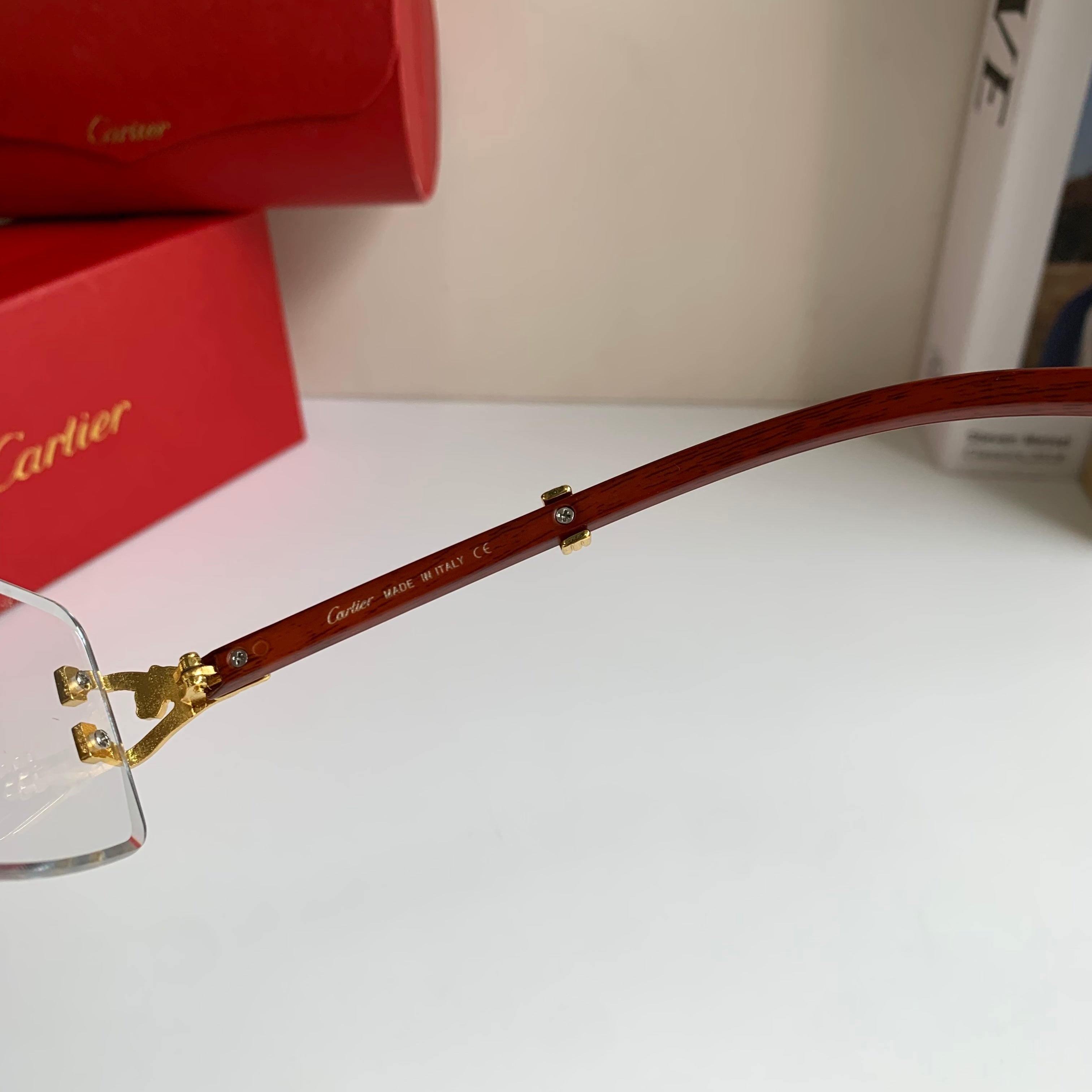 Cartier Fashion Silver Lens Sunglasses for Men & Women - 449564 - detail image 6