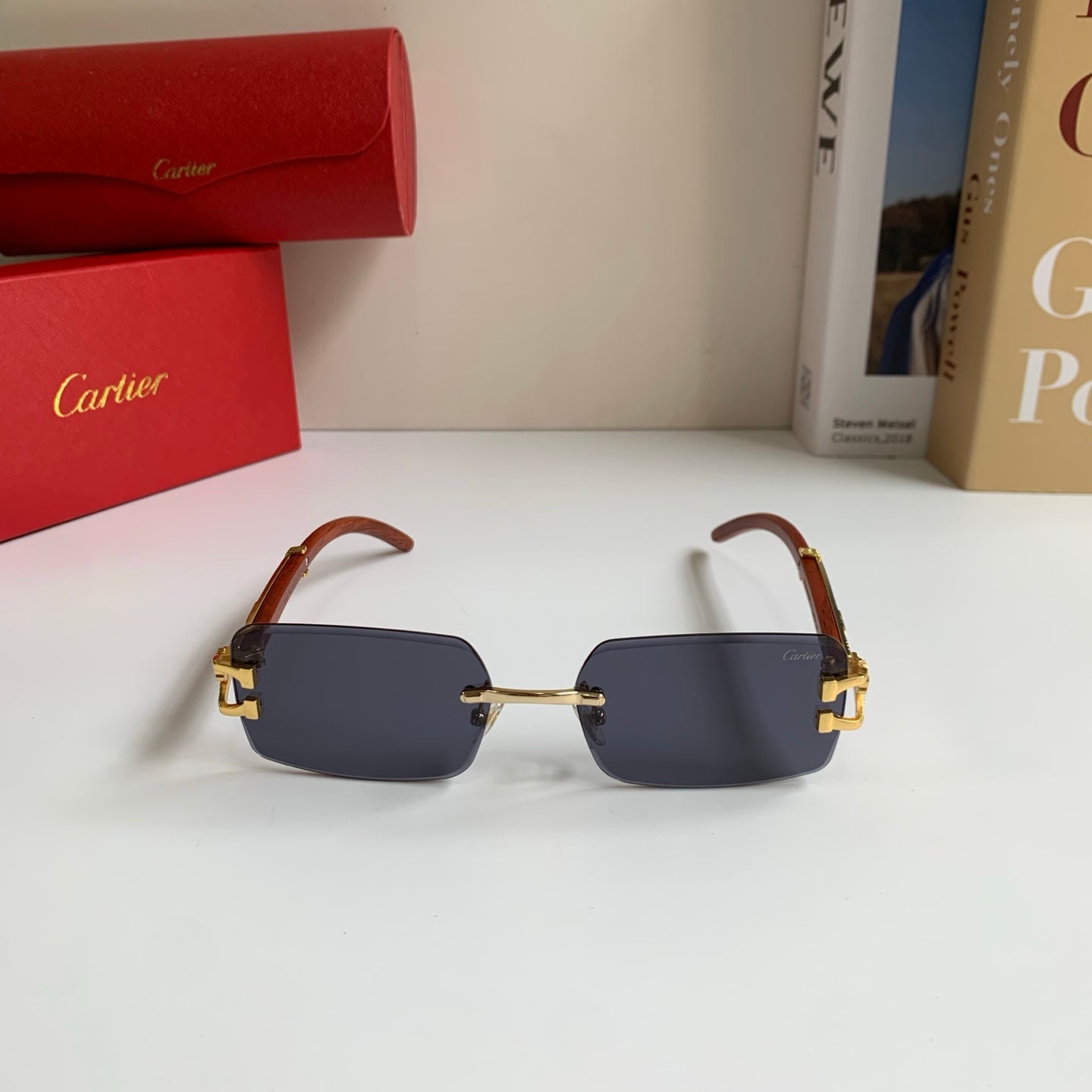 Cartier Fashion Silver Lens Sunglasses for Men & Women - 449566 - detail image 5