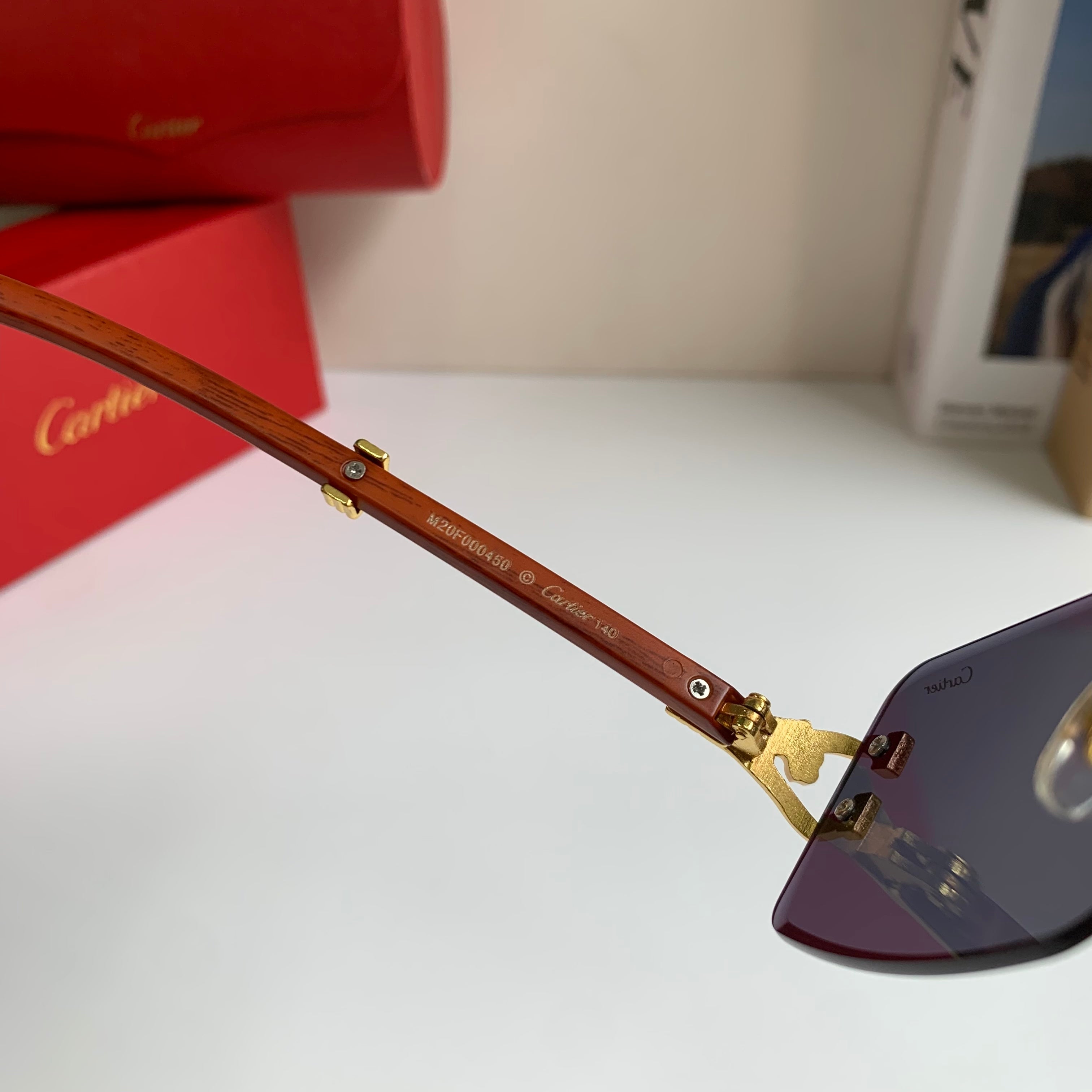 Cartier Fashion Silver Lens Sunglasses for Men & Women - 449566 - detail image 7