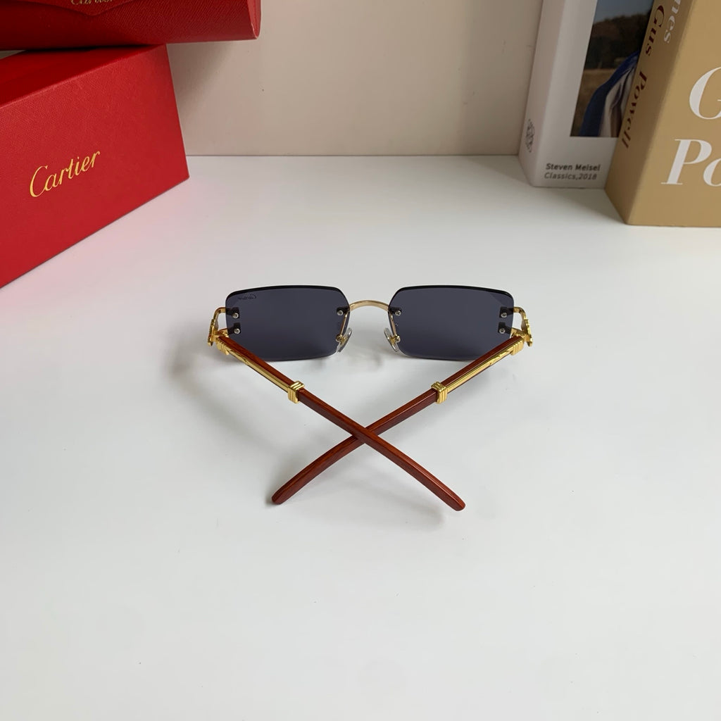 Cartier Fashion Silver Lens Sunglasses for Men & Women - 449566 - detail image 8