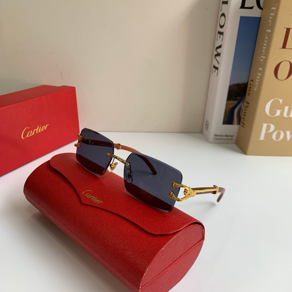 Cartier Fashion Silver Lens Sunglasses for Men & Women - 449566 - detail image 4