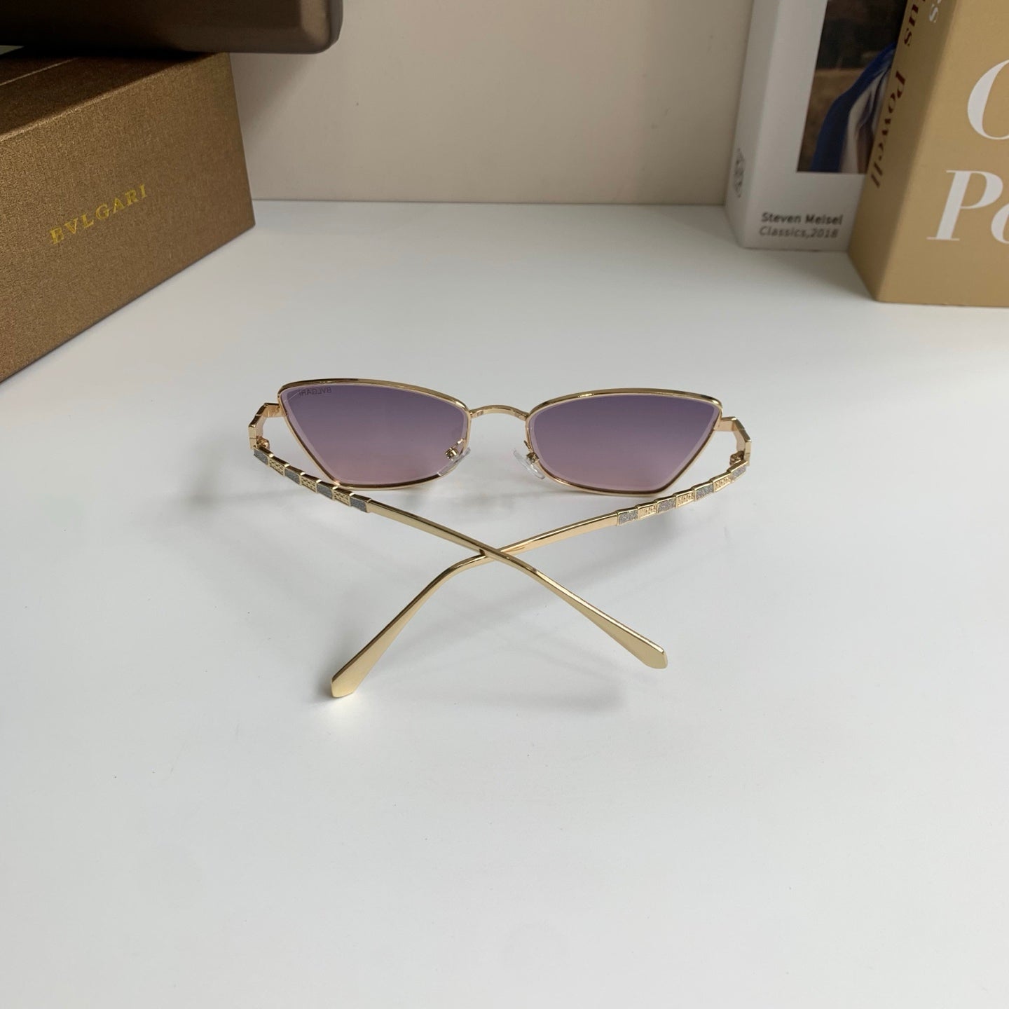 Bottega Veneta Metal Fashion Silver Lens Sunglasses for Men & Women - 372590 - detail image 8