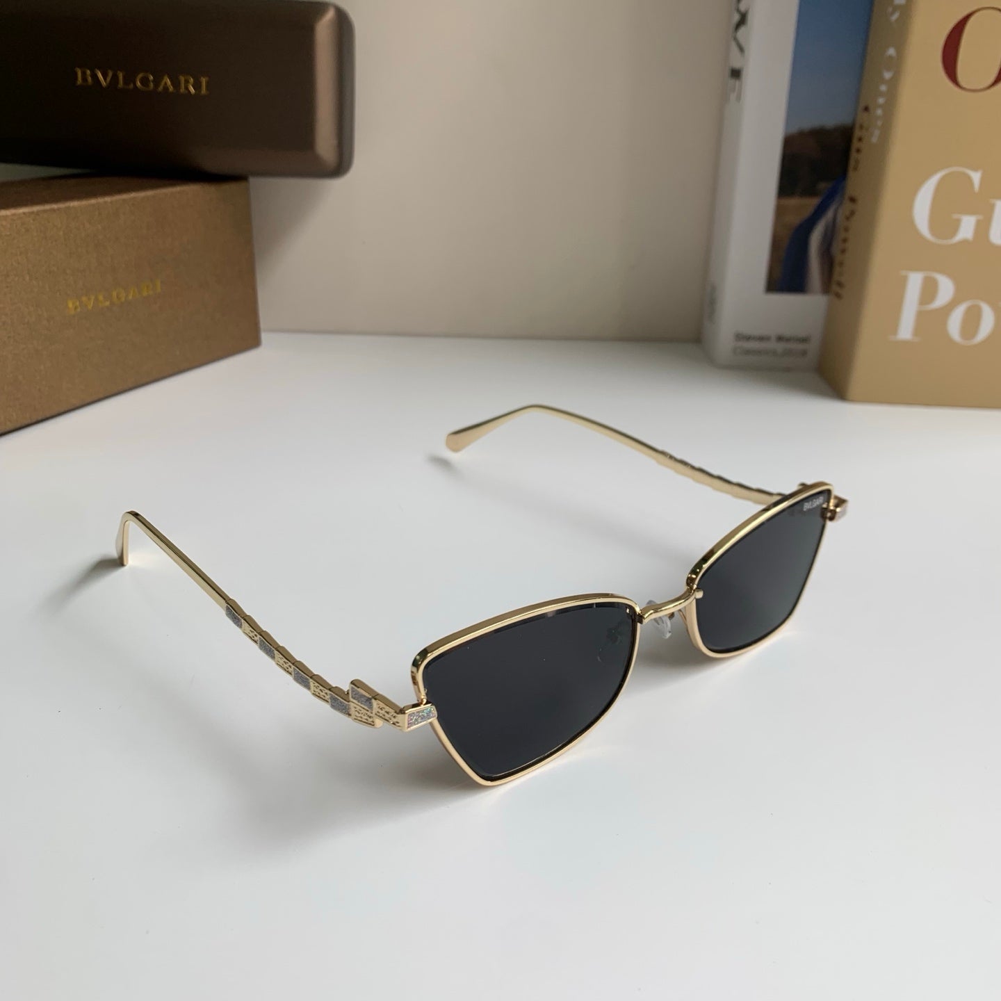 Bottega Veneta Metal Fashion Silver Lens Sunglasses for Men & Women