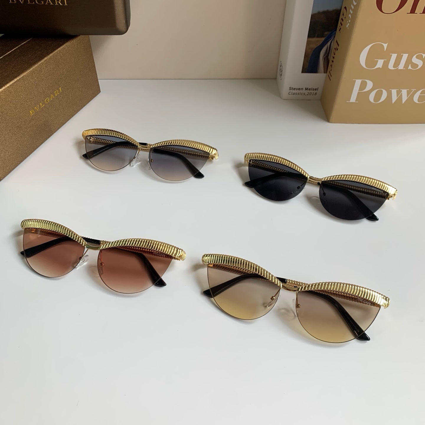 Bottega Veneta Cat-Eye Silver Lens Sunglasses for Men & Women - 466341 - detail image 9