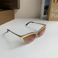 Bottega Veneta Cat-Eye Brown Lens Sunglasses for Men & Women - 372592