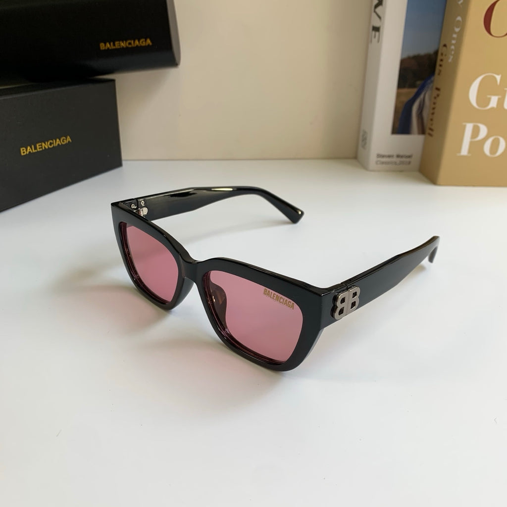 Balenciaga Square Red Lens Sunglasses for Men & Women - detail image 2