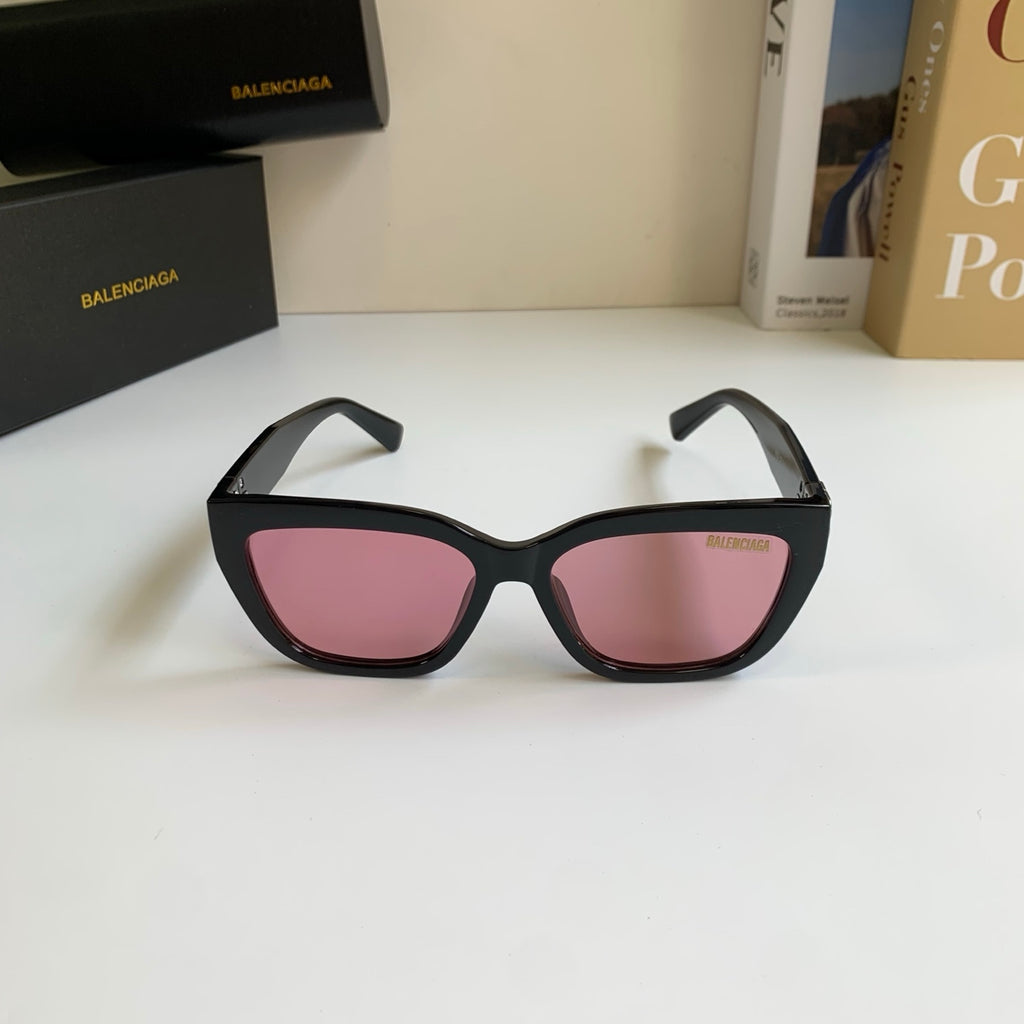 Balenciaga Square Red Lens Sunglasses for Men & Women - 372352 - detail image 4