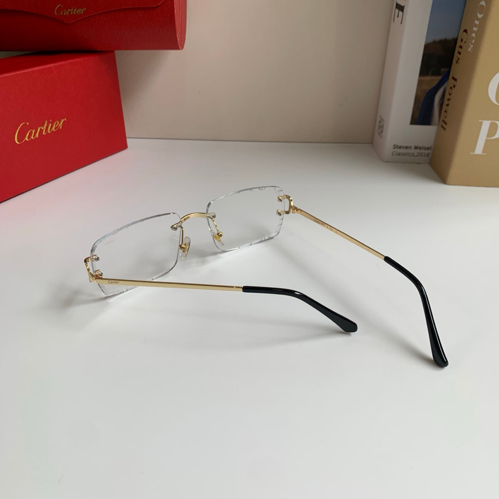 Cartier Metal Fashion Silver Lens Sunglasses for Men & Women - 465889 - detail image 6