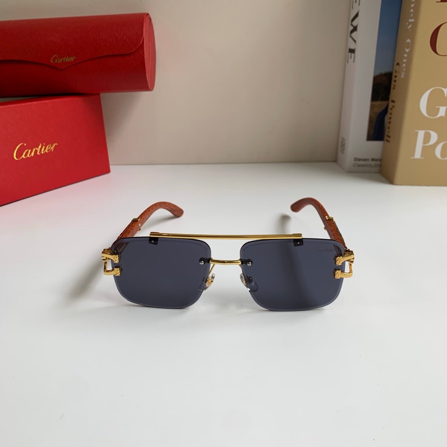 Cartier Fashion Silver Lens Sunglasses for Men & Women - 465744 - detail image 3