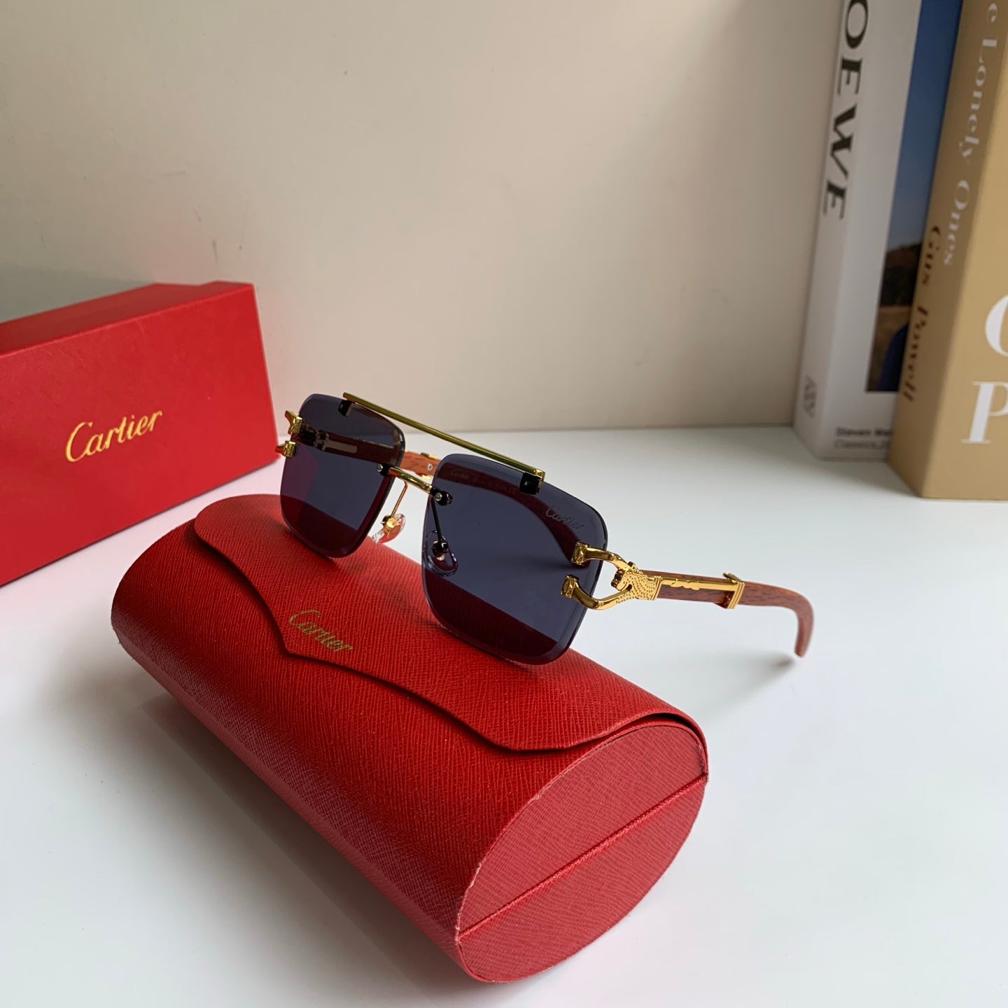 Cartier Fashion Silver Lens Sunglasses for Men & Women - 465744 - detail image 5