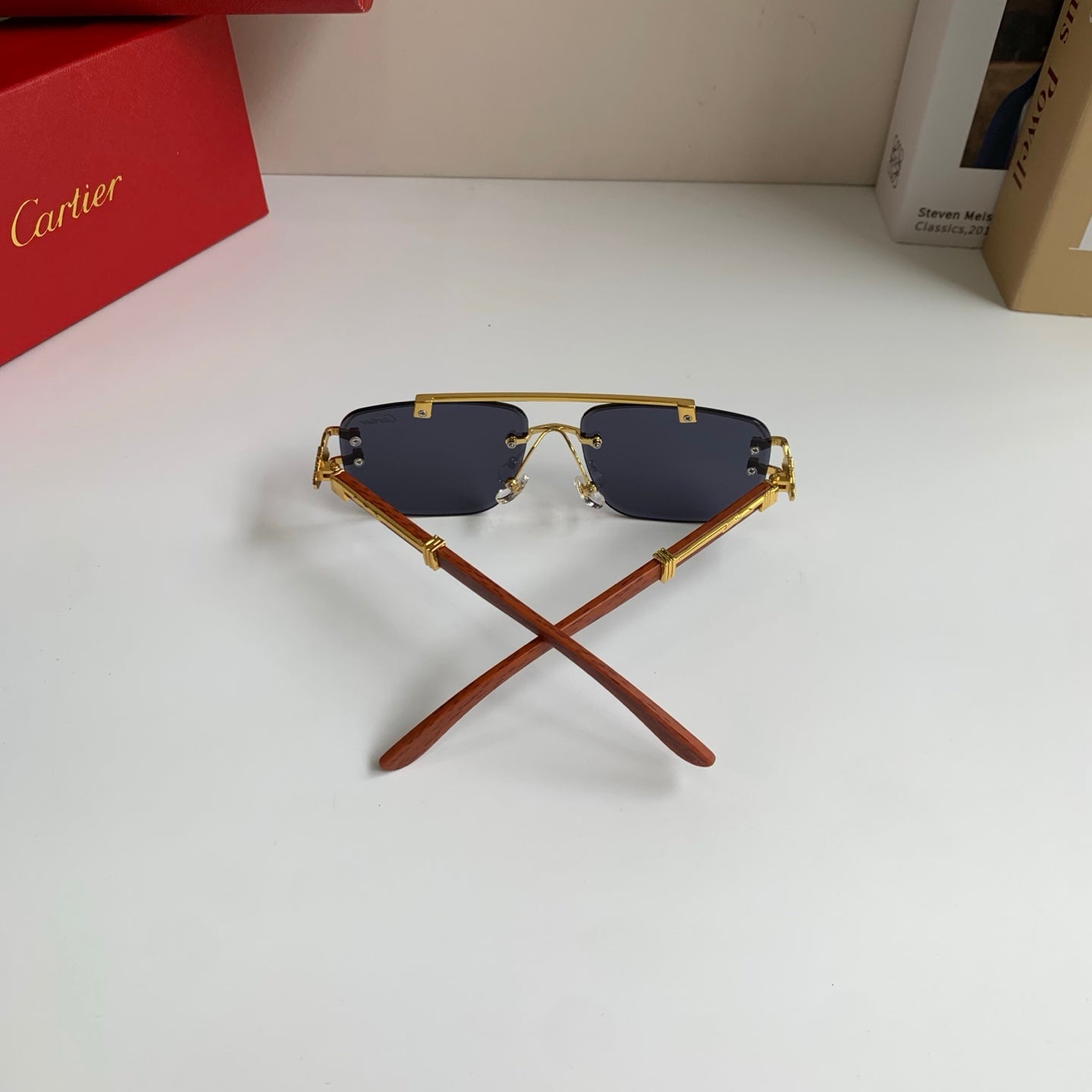 Cartier Fashion Silver Lens Sunglasses for Men & Women - 465744 - detail image 8