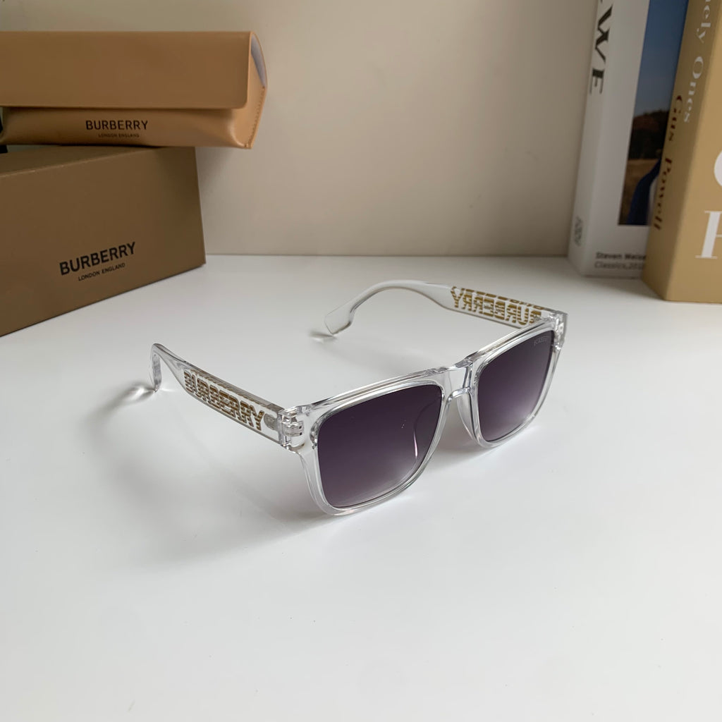 Burberry Square Silver Lens Sunglasses for Men & Women - 382880