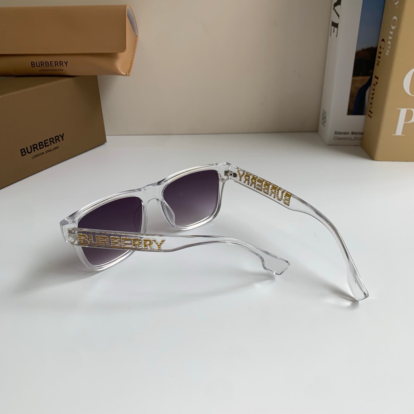 Burberry Square Silver Lens Sunglasses for Men & Women - 382880 - detail image 6