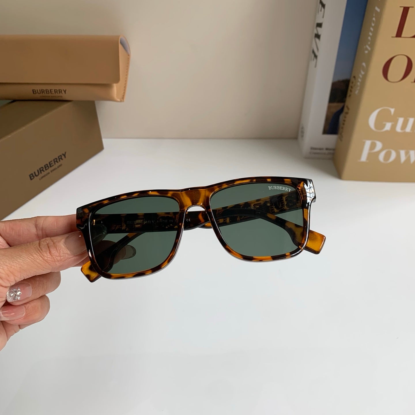 Burberry Square Black Lens Sunglasses for Men & Women - 382881 - detail image 4