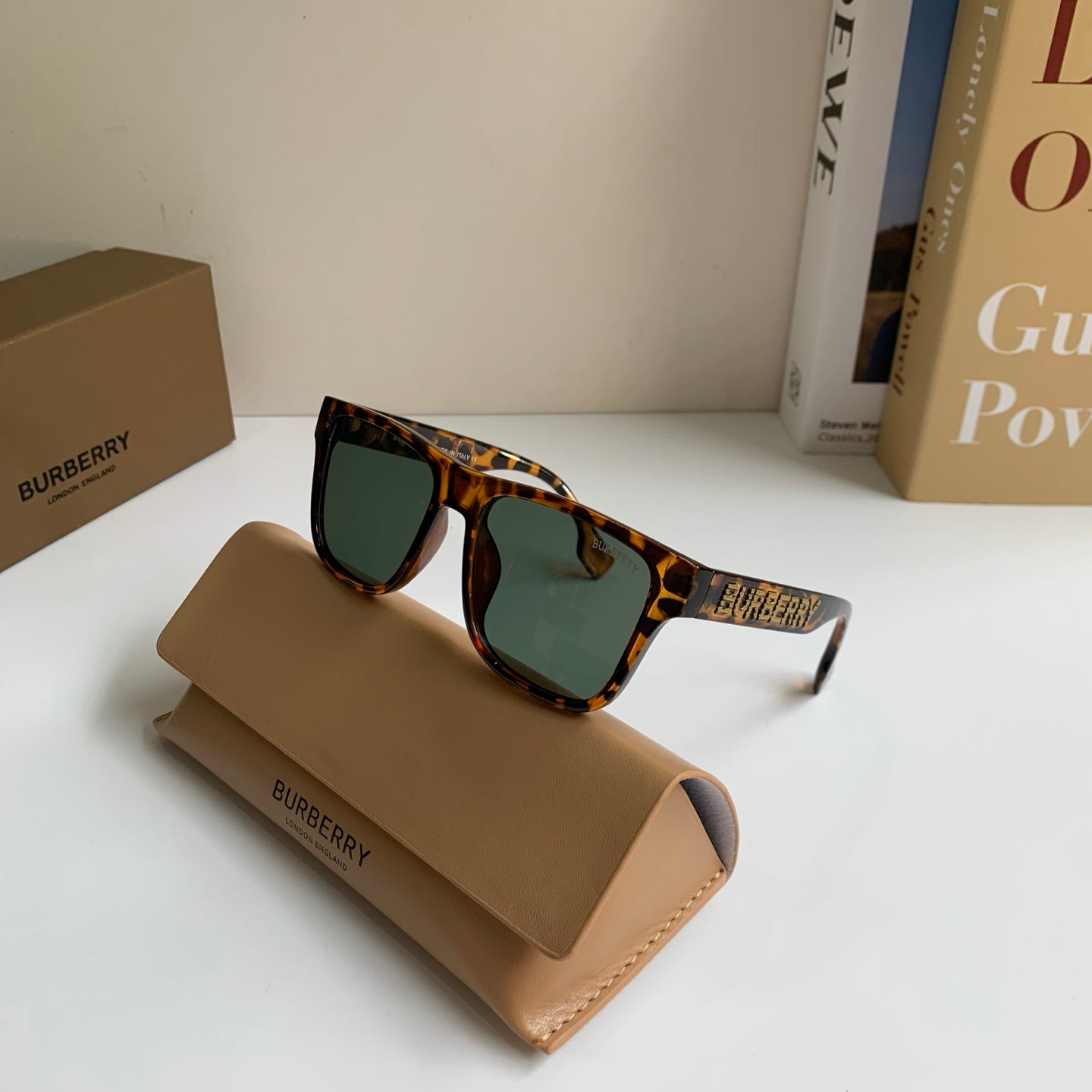 Burberry Square Black Lens Sunglasses for Men & Women - 382881 - detail image 5