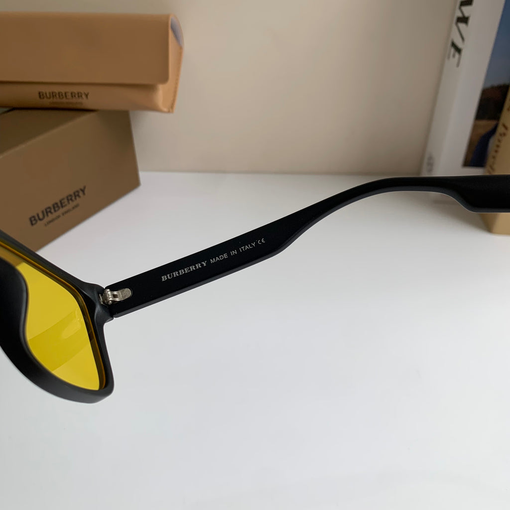 Burberry Square Yellow Lens Sunglasses for Men & Women - detail image 6