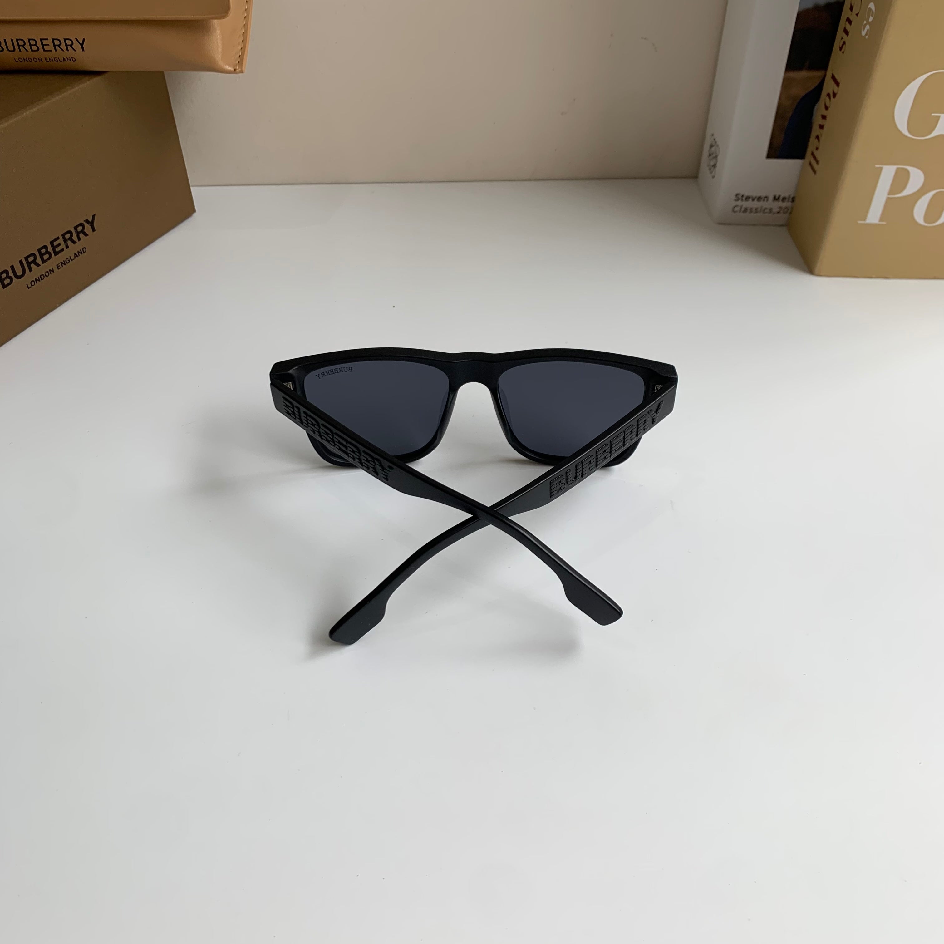 Burberry Square Black Lens Sunglasses for Men & Women - 382883 - detail image 6