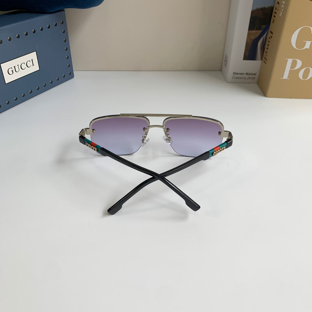 Gucci Metal Square Silver Lens Sunglasses for Men & Women - 464948 - detail image 7