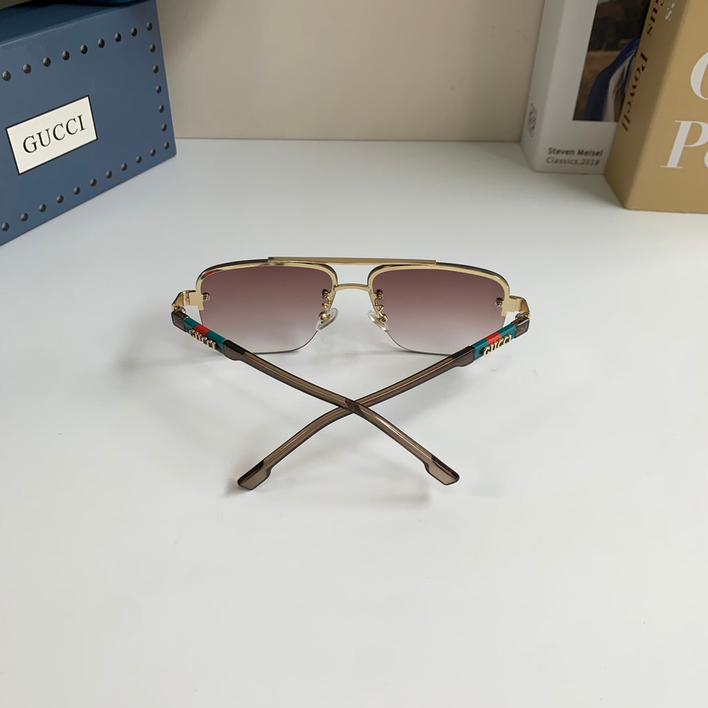 Gucci Metal Square Silver Lens Sunglasses for Men & Women - 464950 - detail image 6