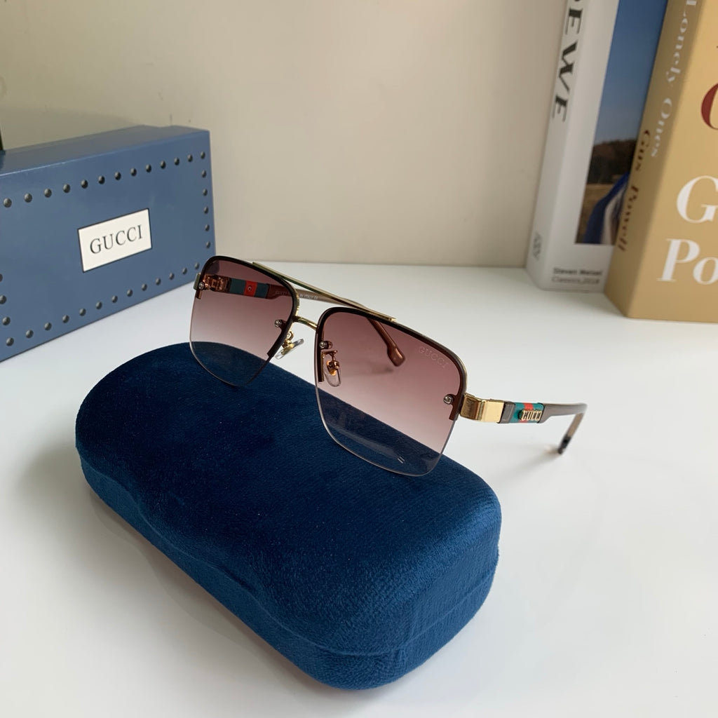 Gucci Metal Square Silver Lens Sunglasses for Men & Women - 464950 - detail image 5