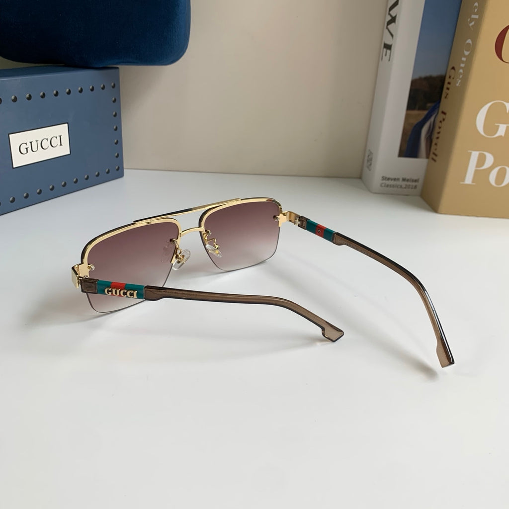 Gucci Metal Square Silver Lens Sunglasses for Men & Women - 464950 - detail image 7
