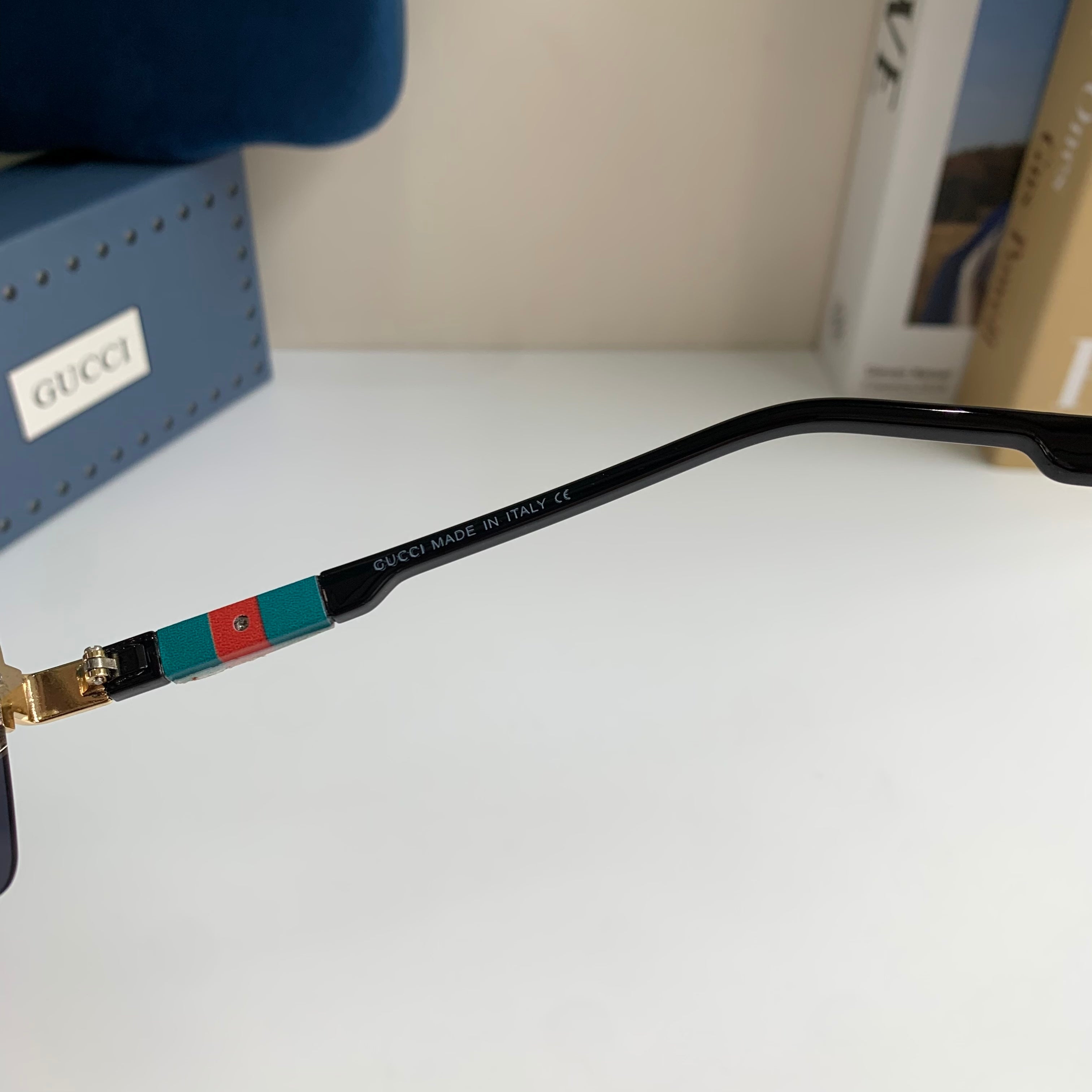 Gucci Metal Square Silver Lens Sunglasses for Men & Women - 464951 - detail image 6