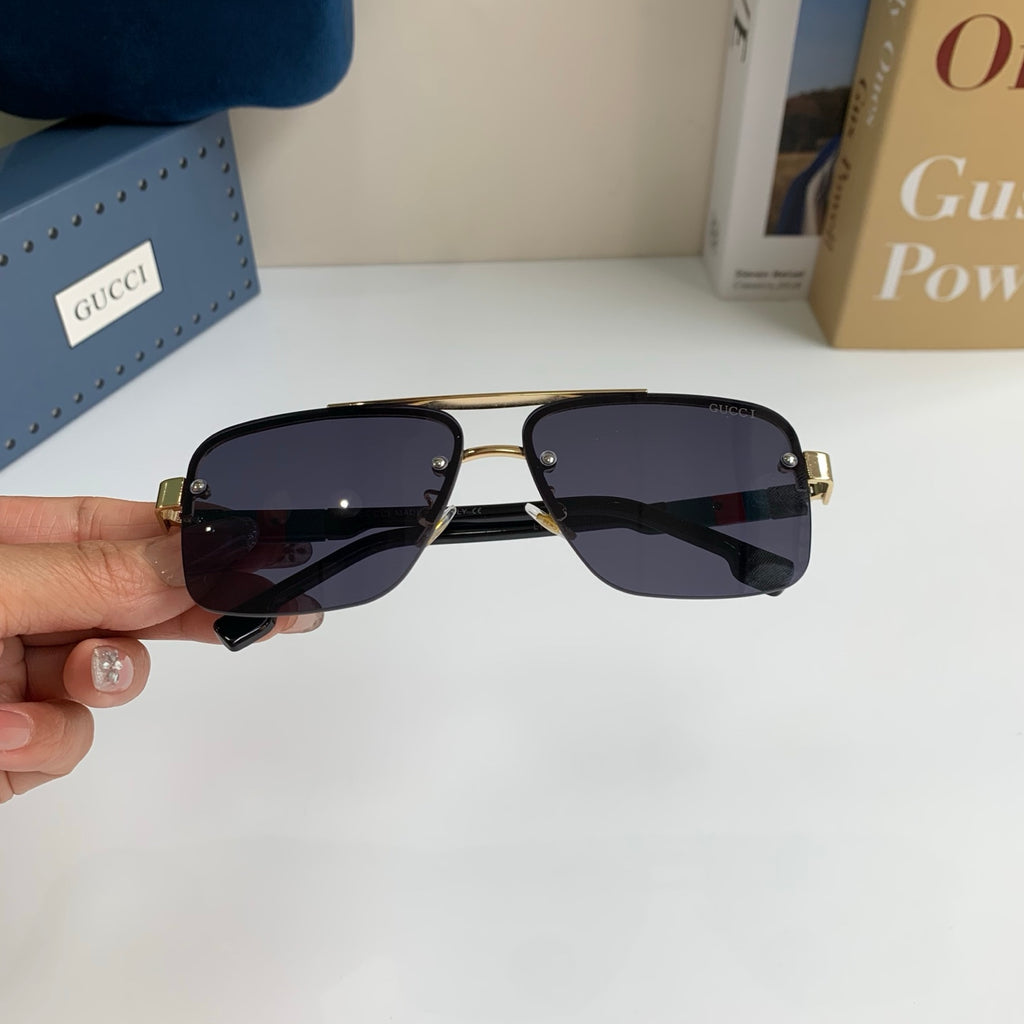 Gucci Metal Square Silver Lens Sunglasses for Men & Women - 464951 - detail image 4