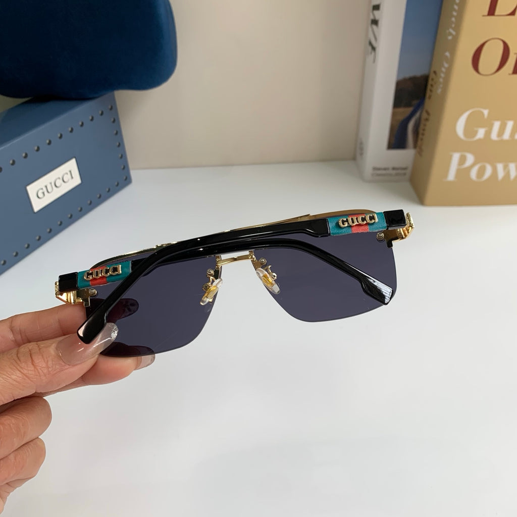 Gucci Metal Square Silver Lens Sunglasses for Men & Women - 464951 - detail image 8