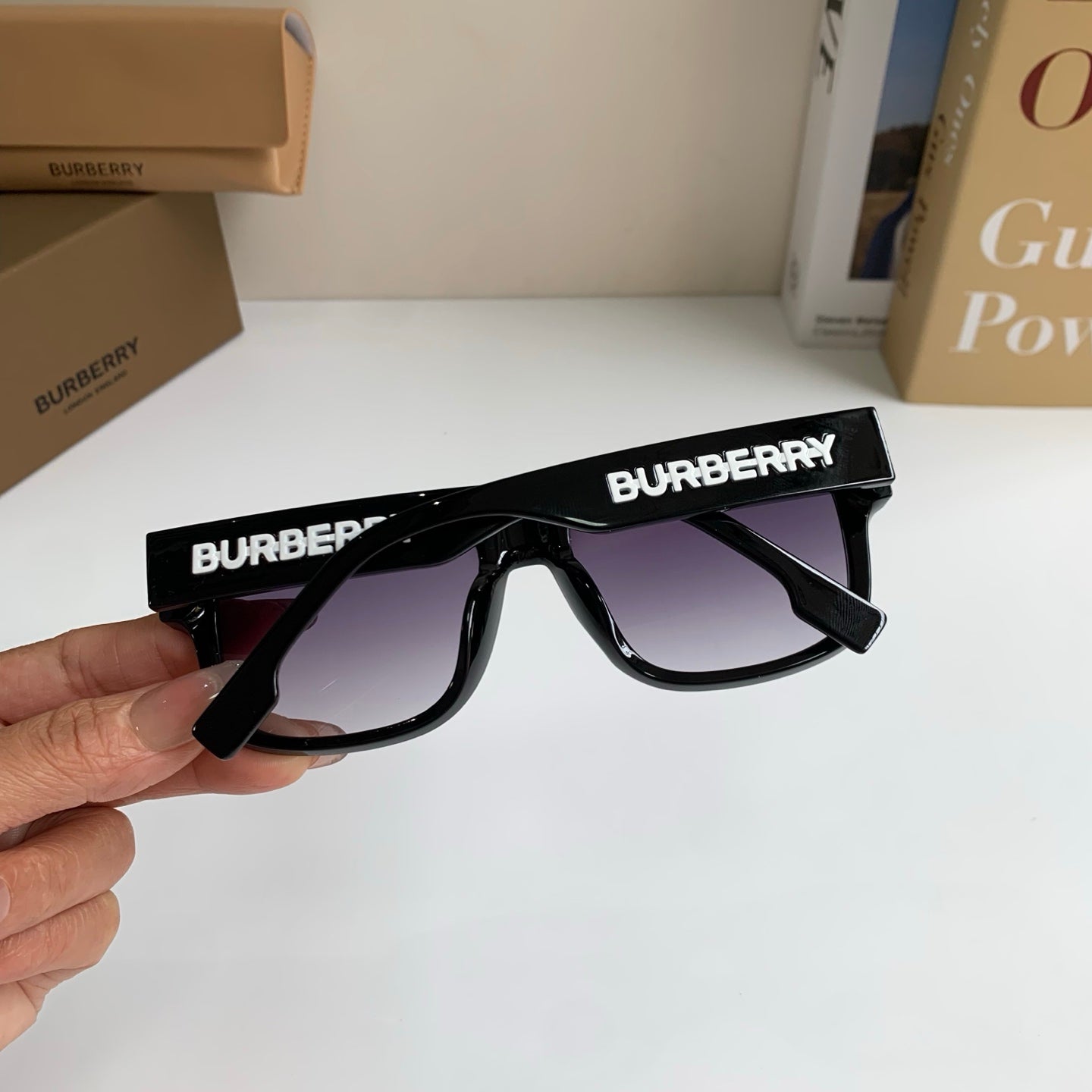 Burberry Square Silver Lens Sunglasses for Men & Women - 487404 - detail image 6
