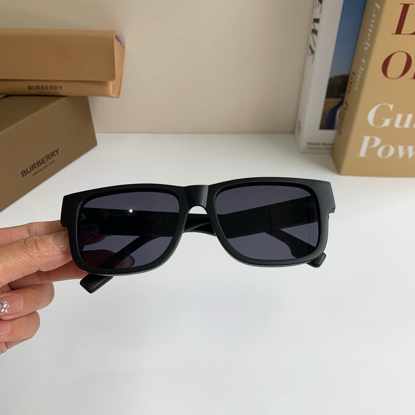 Burberry Square Black Lens Sunglasses for Men & Women - 487405 - detail image 3