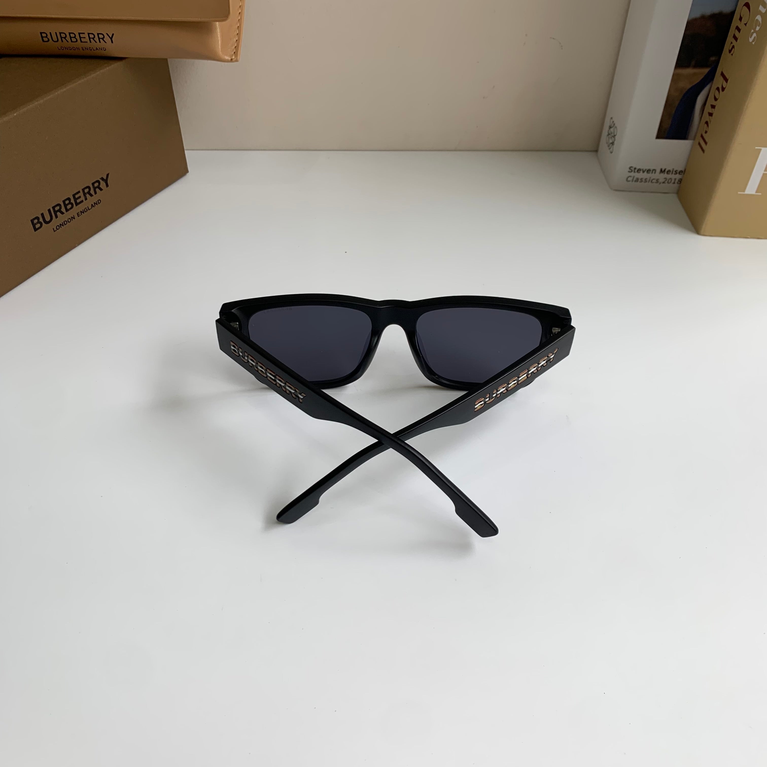 Burberry Square Black Lens Sunglasses for Men & Women - 487405 - detail image 8