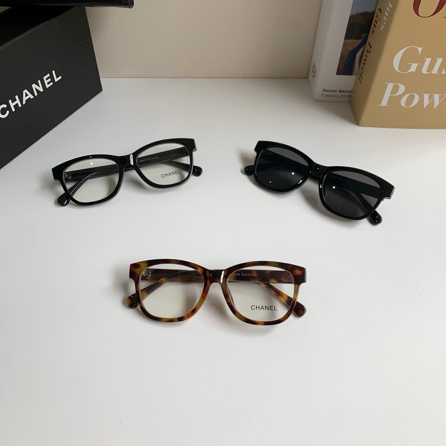 Chanel Blue-Light Fashion Silver Lens Sunglasses for Men & Women - 493618 - detail image 9