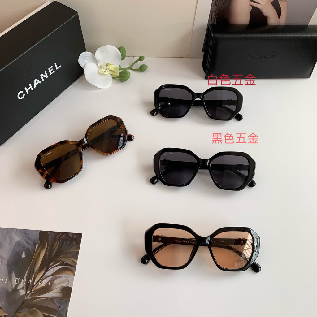 Chanel Fashion Gold Lens Sunglasses for Men & Women - detail image 4
