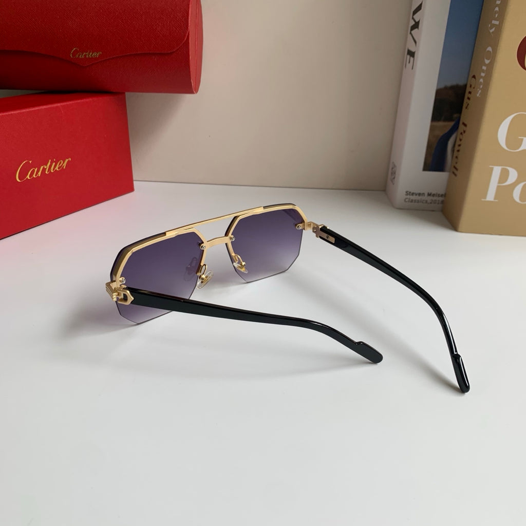 Cartier Square Silver Lens Sunglasses for Men & Women - 487400 - detail image 7