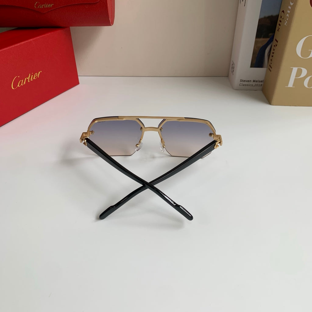 Cartier Square Silver Lens Sunglasses for Men & Women - 487401 - detail image 8