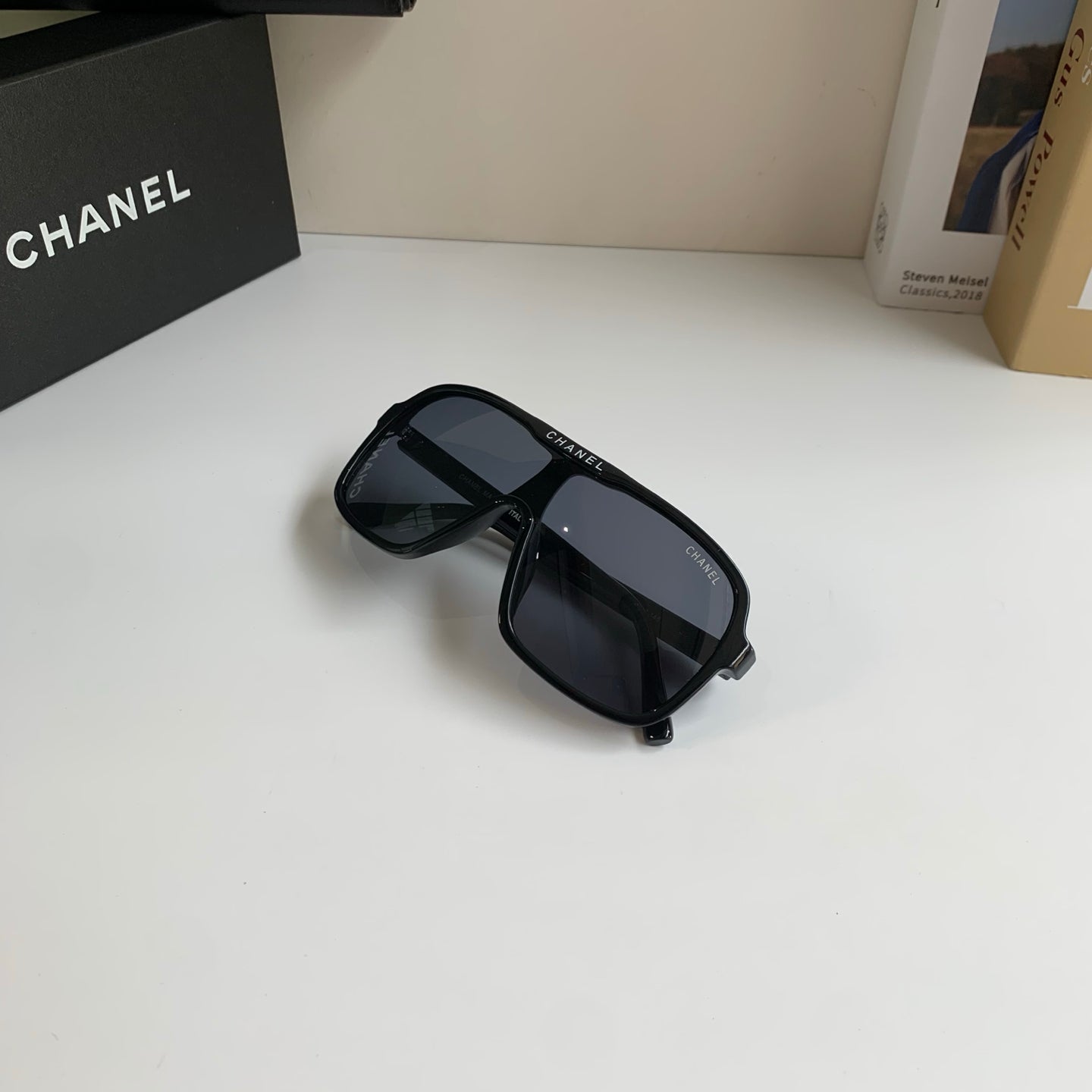 Chanel Square Silver Lens Sunglasses for Men & Women - 486644 - detail image 5
