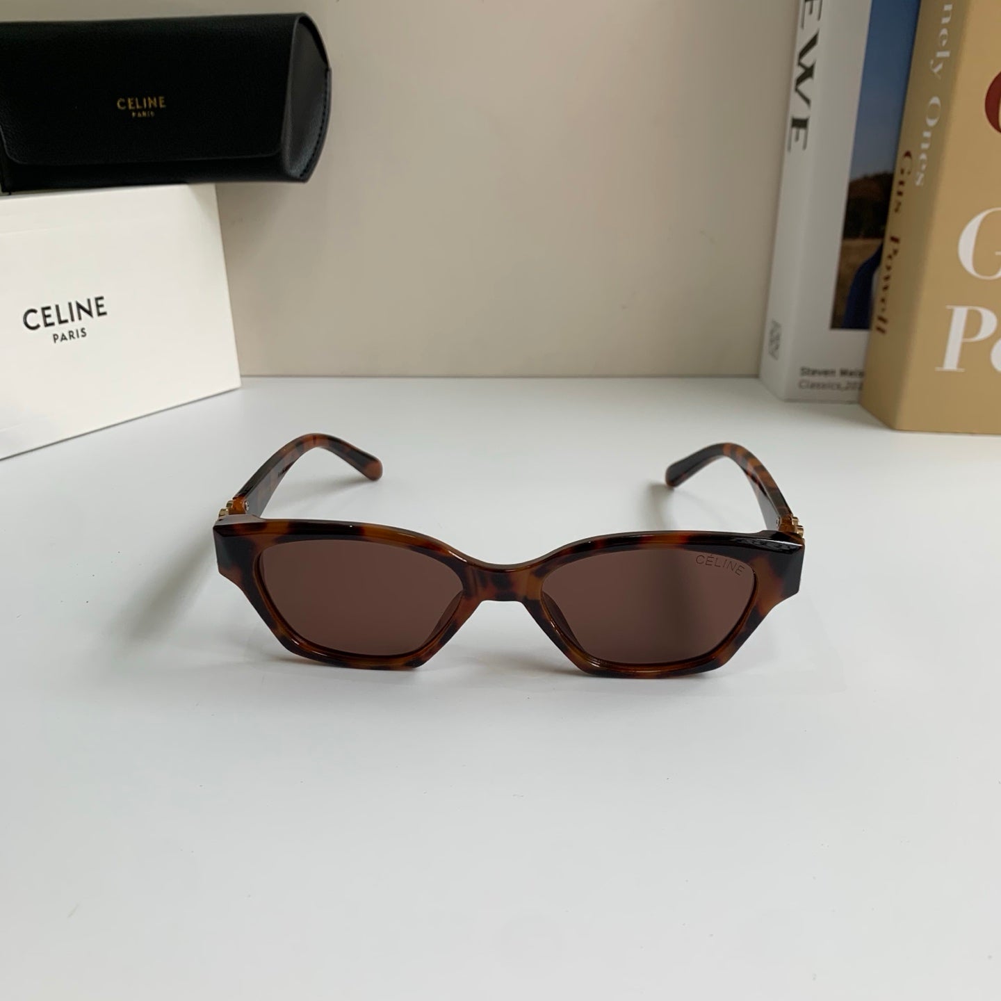 Celine Square Red Lens Sunglasses for Men & Women - detail image 3