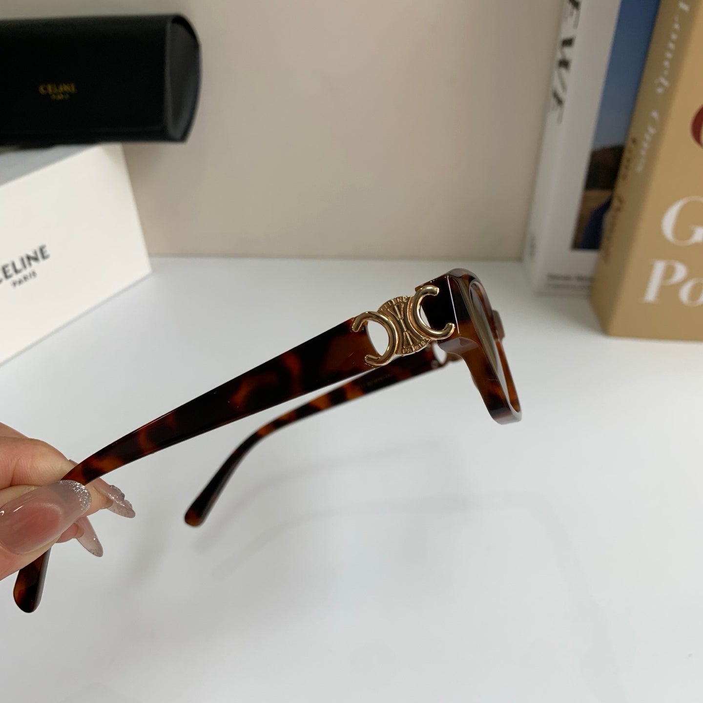 Celine Square Red Lens Sunglasses for Men & Women - 415607 - detail image 7