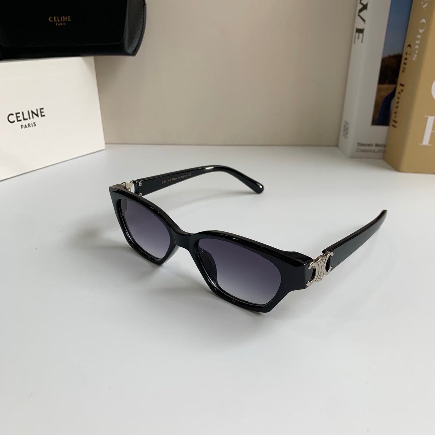 Celine Square Silver Lens Sunglasses for Men & Women - 486981 - detail image 2