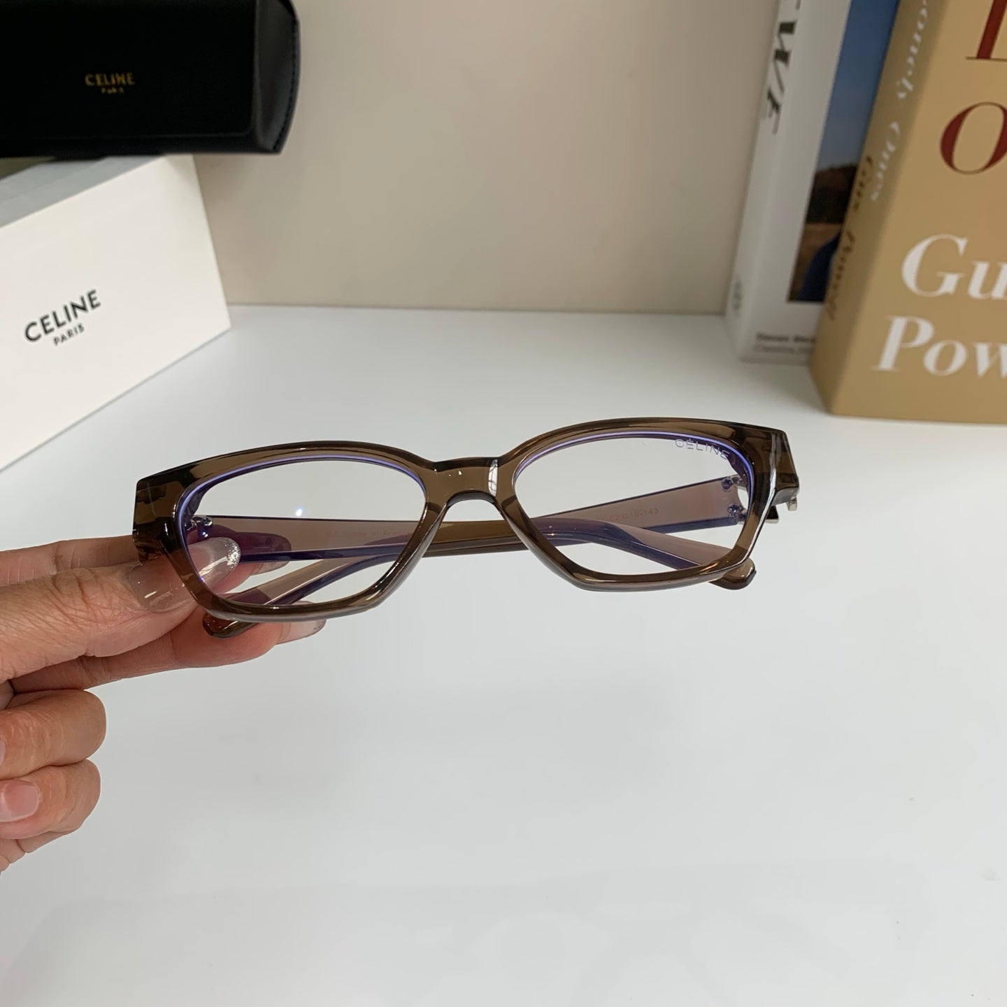 Celine Square Silver Lens Sunglasses for Men & Women - 486982 - detail image 3