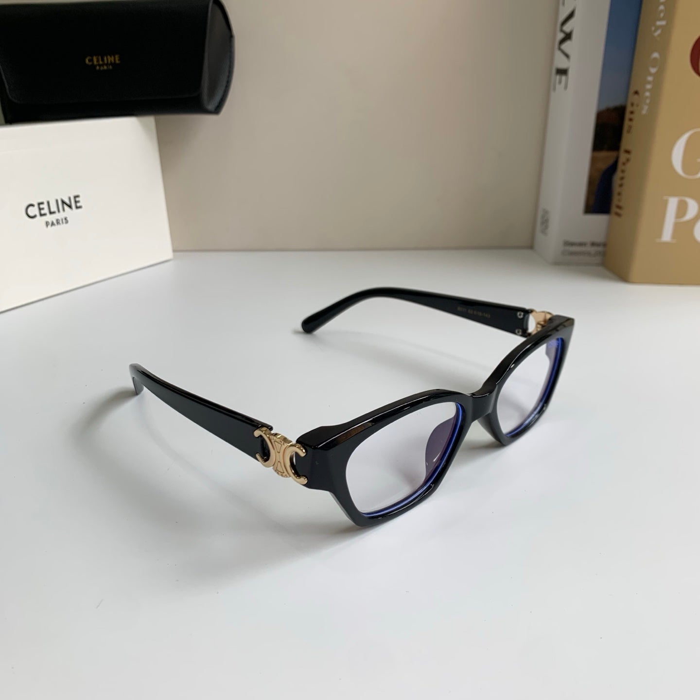 Celine Square Silver Lens Sunglasses for Men & Women - 486983