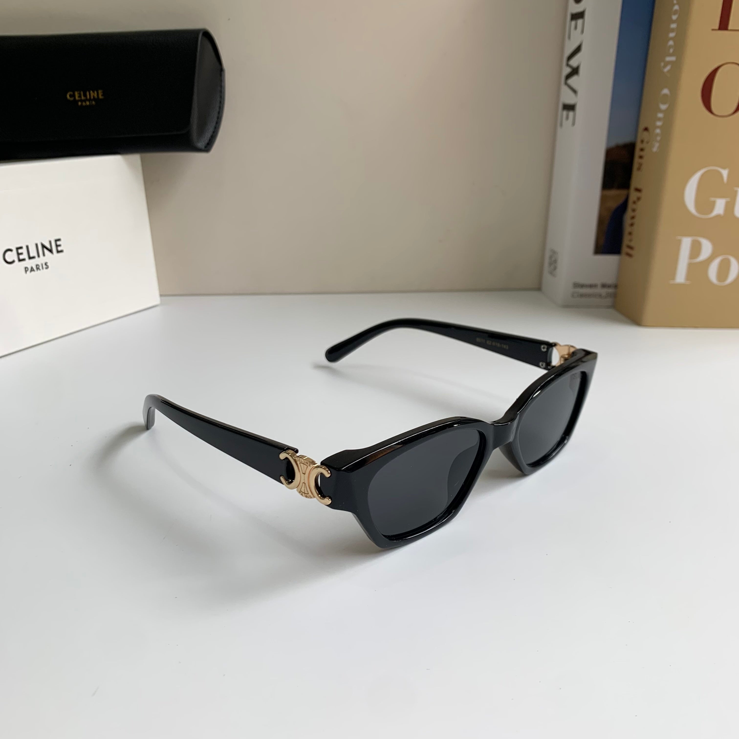 Celine Square Silver Lens Sunglasses for Men & Women - 415611