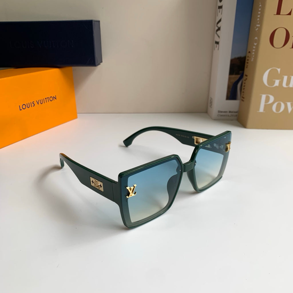 Louis Vuitton Square Blue Lens Sunglasses for Men & Women - 486141