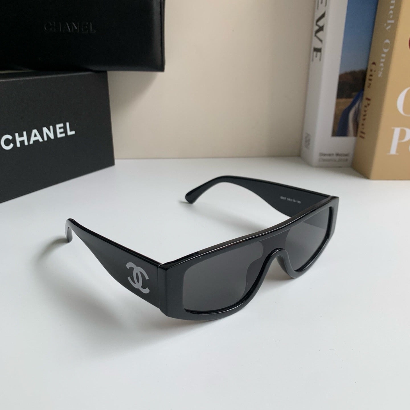 Chanel Cat-Eye Black Lens Sunglasses for Men & Women - 486518