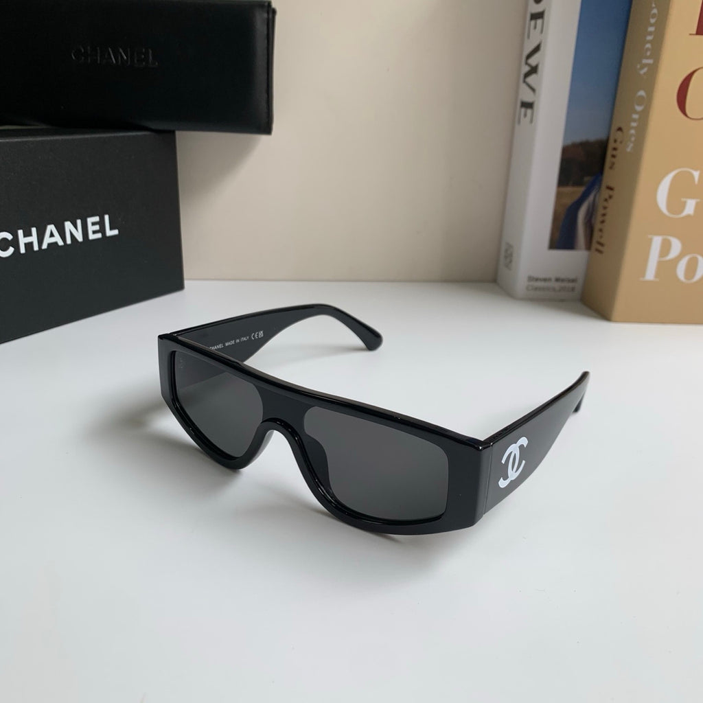 Chanel Cat-Eye Black Lens Sunglasses for Men & Women - 486518 - detail image 2
