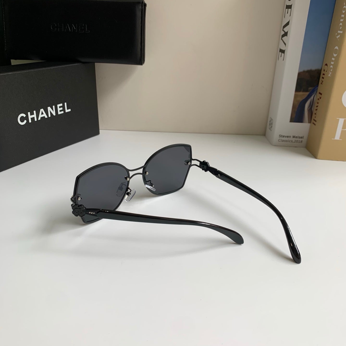 Chanel Square Silver Lens Sunglasses for Men & Women - 431620 - detail image 7