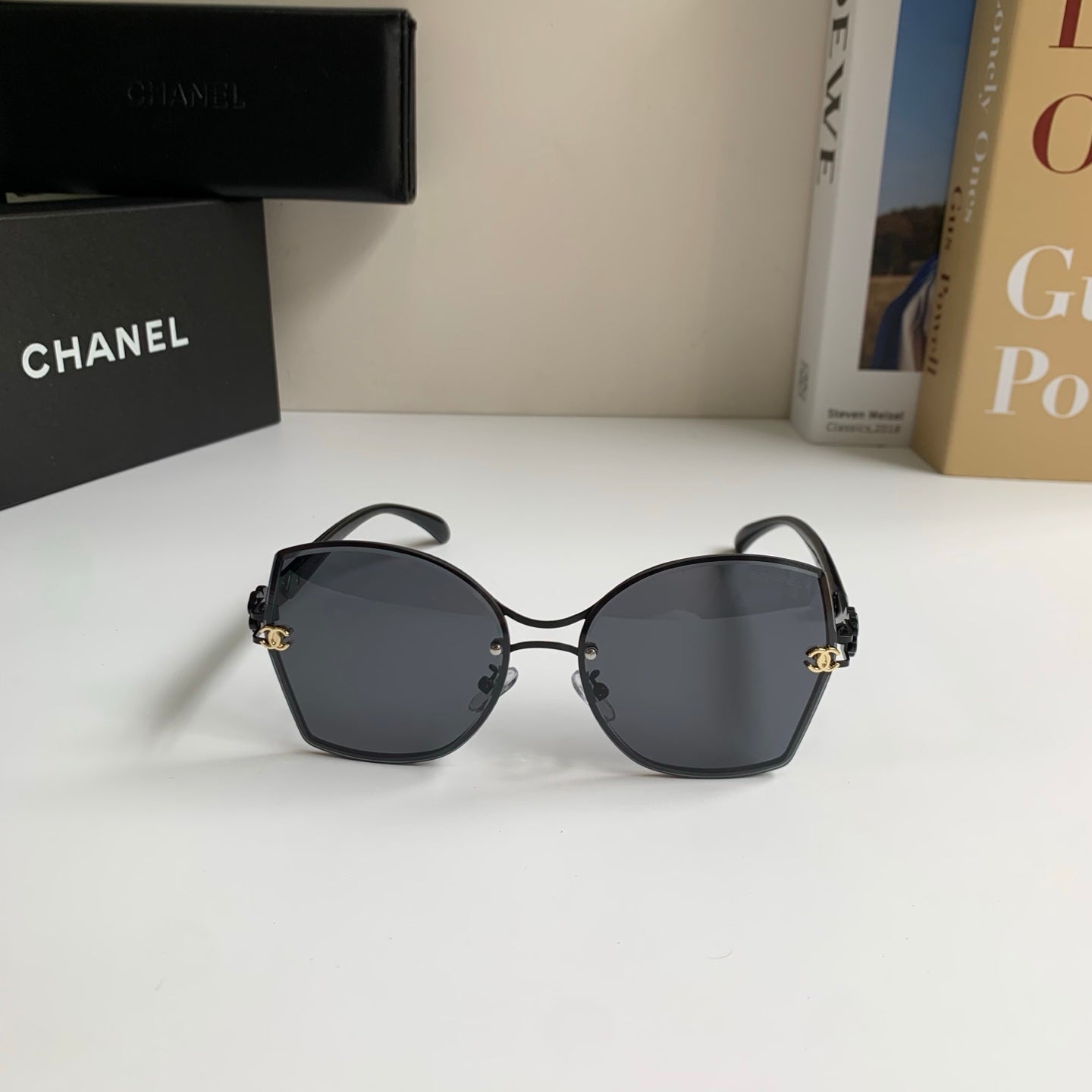 Chanel Square Silver Lens Sunglasses for Men & Women - 431620 - detail image 3